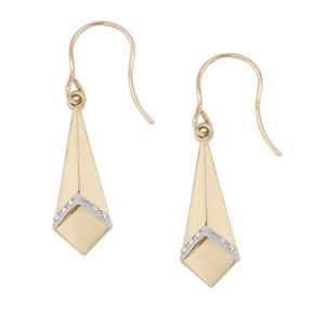 Geometric Shape Diamond Earrings